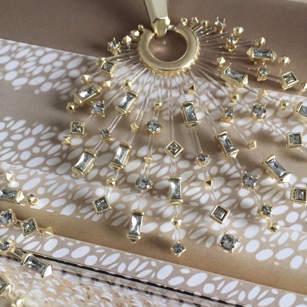 Kendra Scott Gold and Silver Fan Earrings - Picture 4 of 7